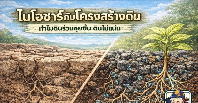 ไบโอชาร์กับโครงสร้างดิน