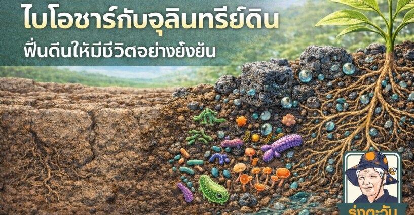 ไบโอชาร์กับจุลินทรีย์ดิน